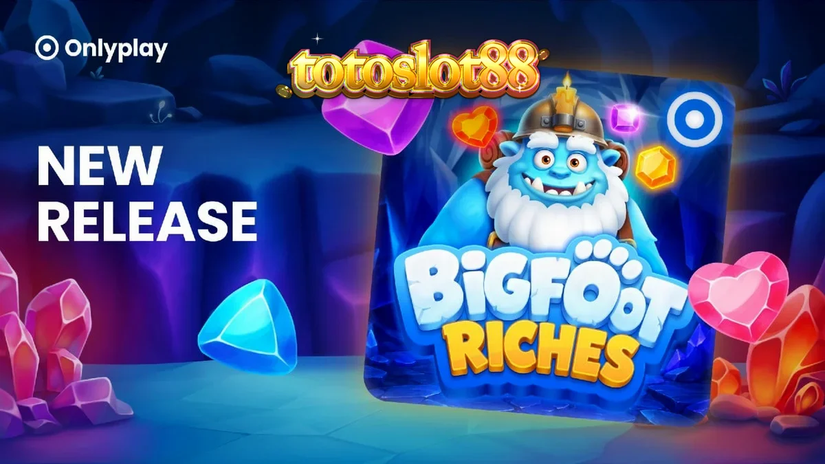 Tampilan visual slot Bigfoot Riches dengan latar belakang hutan musim dingin